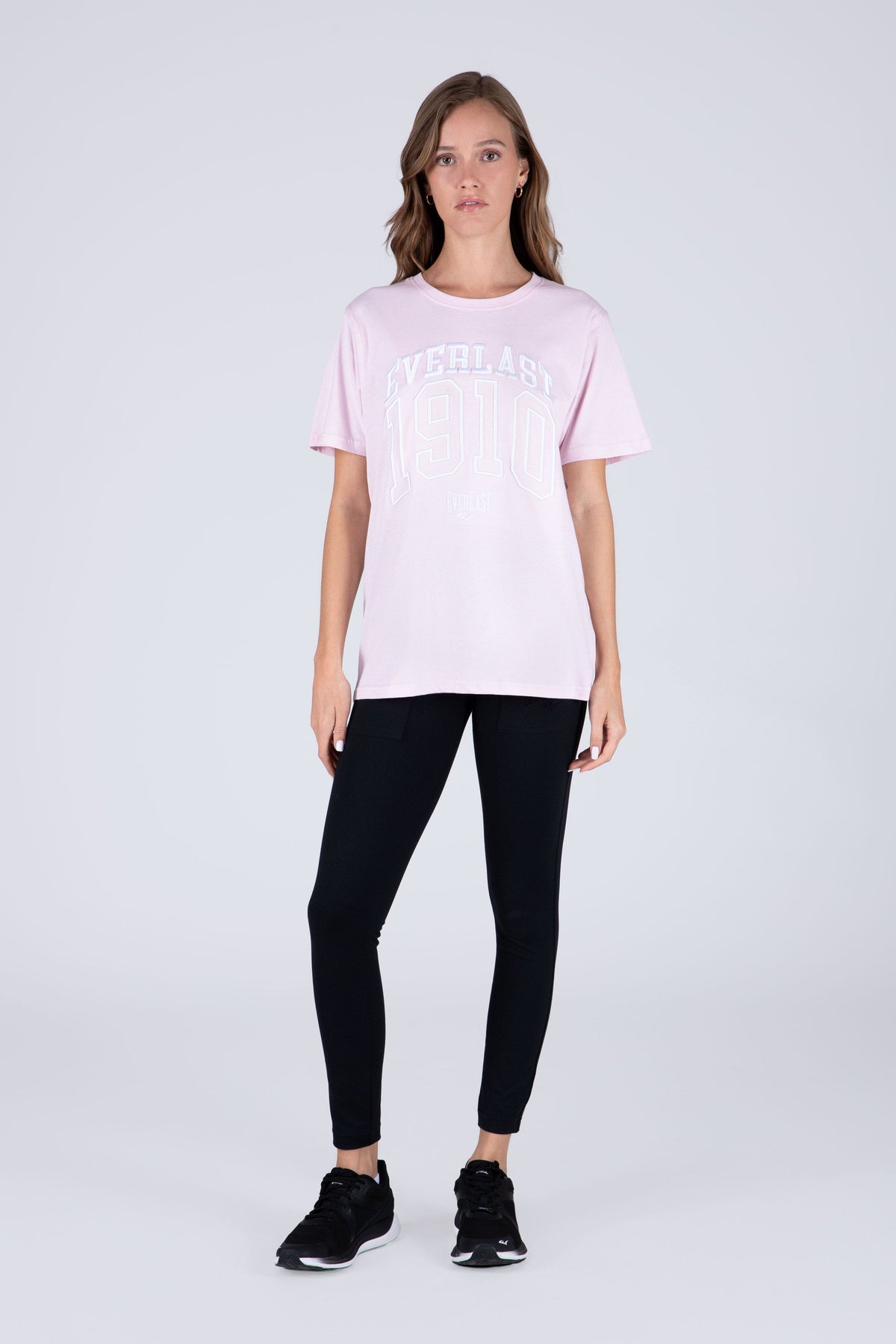 Polera Manga Corta Moon Rosado Everlast