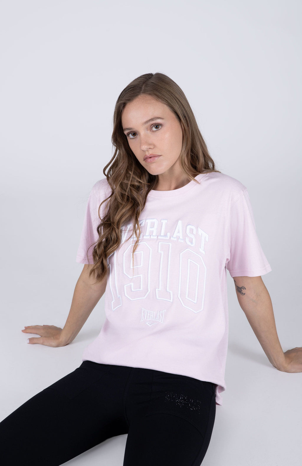 Polera Manga Corta Moon Rosado Everlast