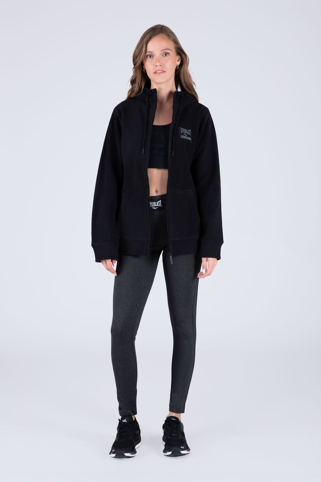 Chaqueta Polar Basic Negro Everlast