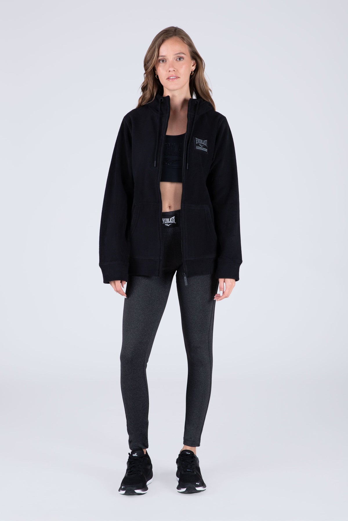 Chaqueta Polar Basic Negro Everlast