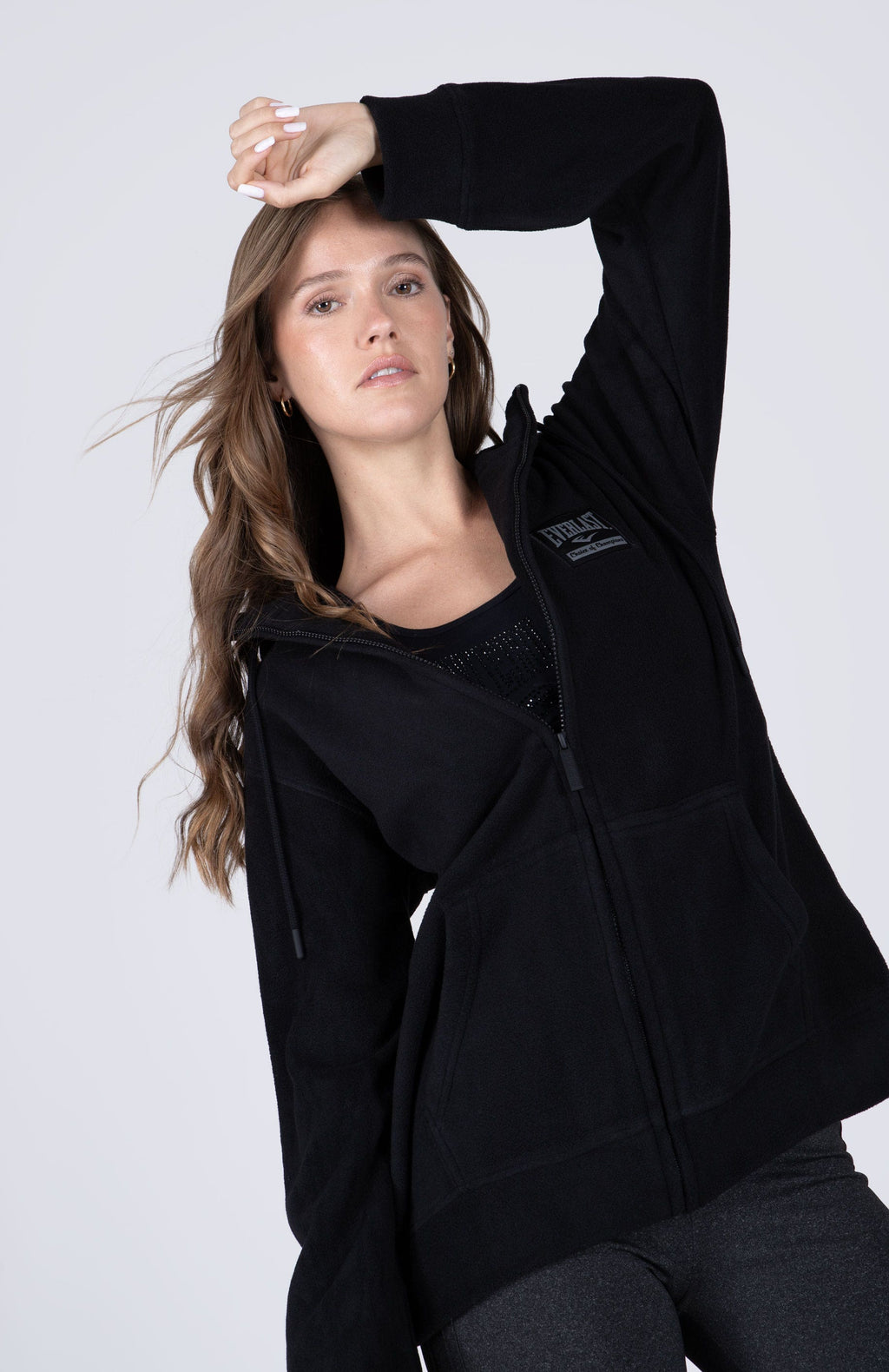 Chaqueta Polar Basic Negro Everlast