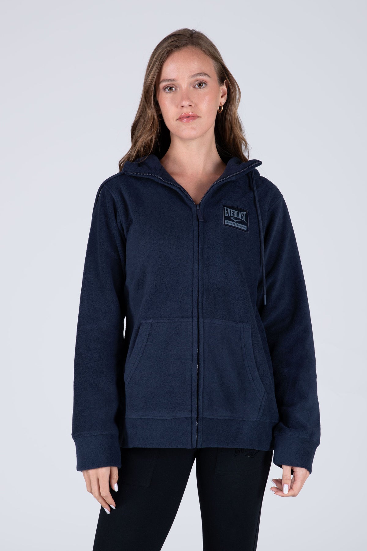 Chaqueta Polar Basic Azul Everlast
