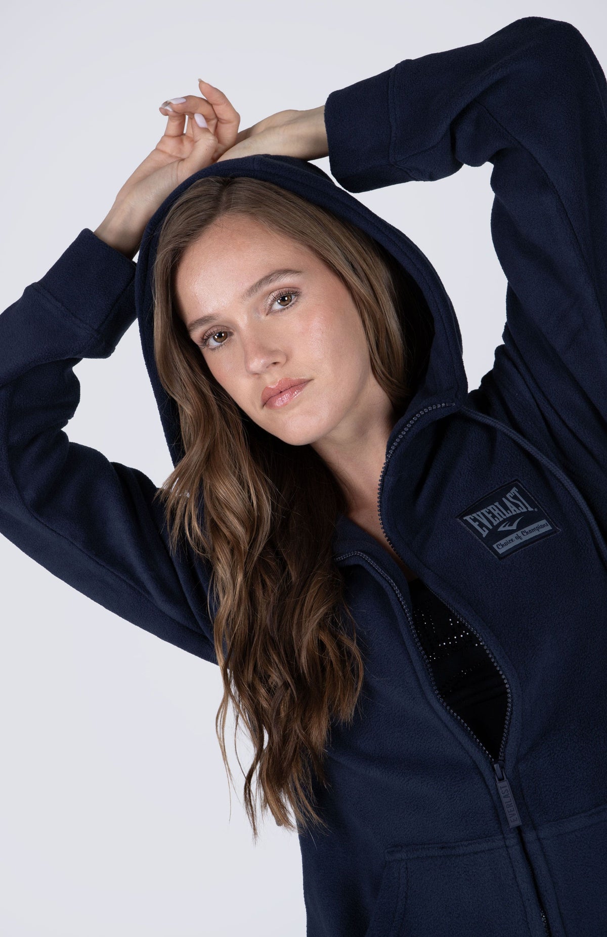 Chaqueta Polar Basic Azul Everlast