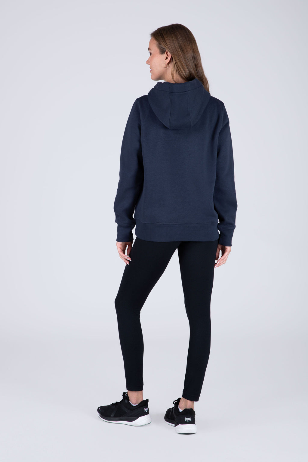 Poleron Hood School Azul Everlast