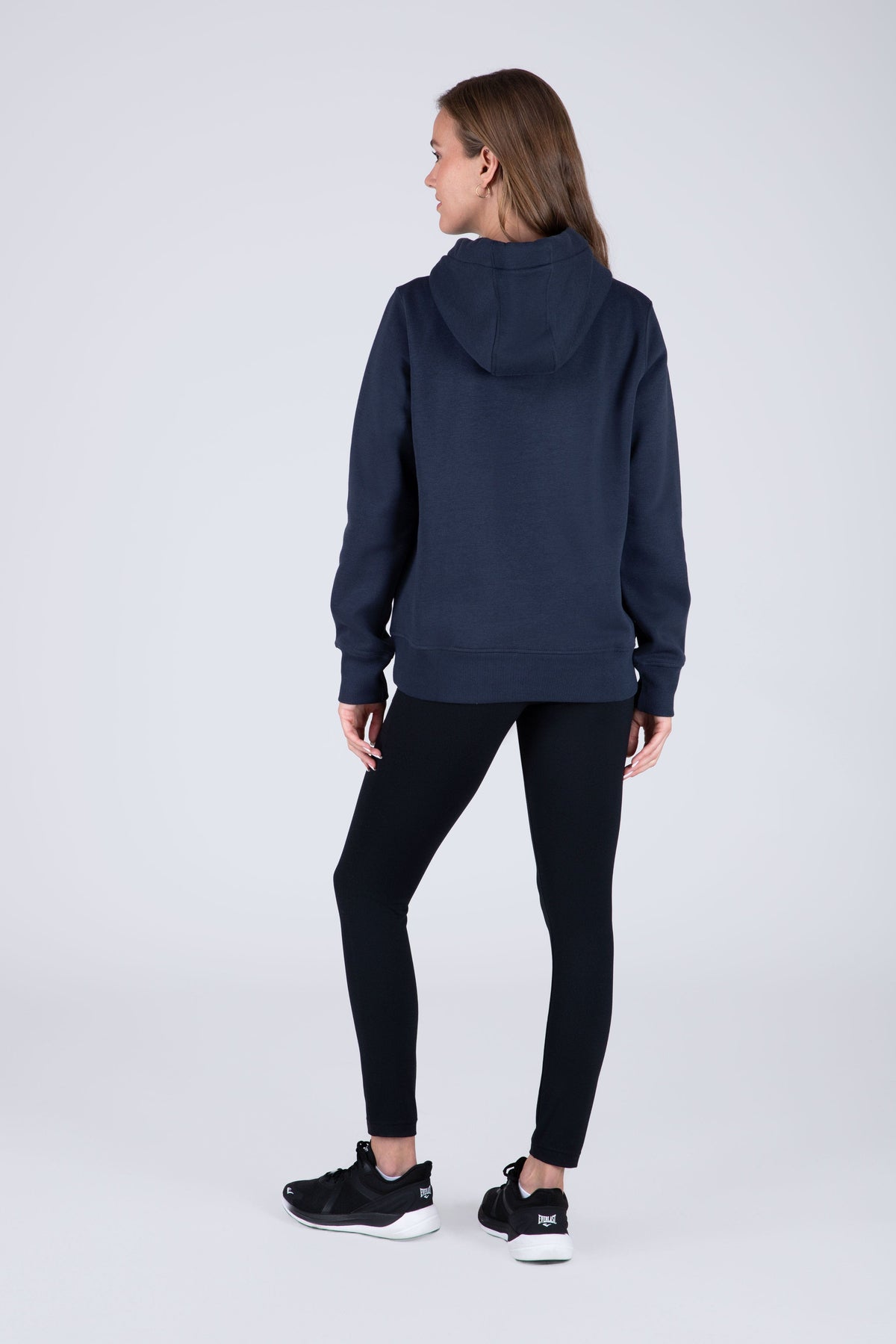 Poleron Hood School Azul Everlast