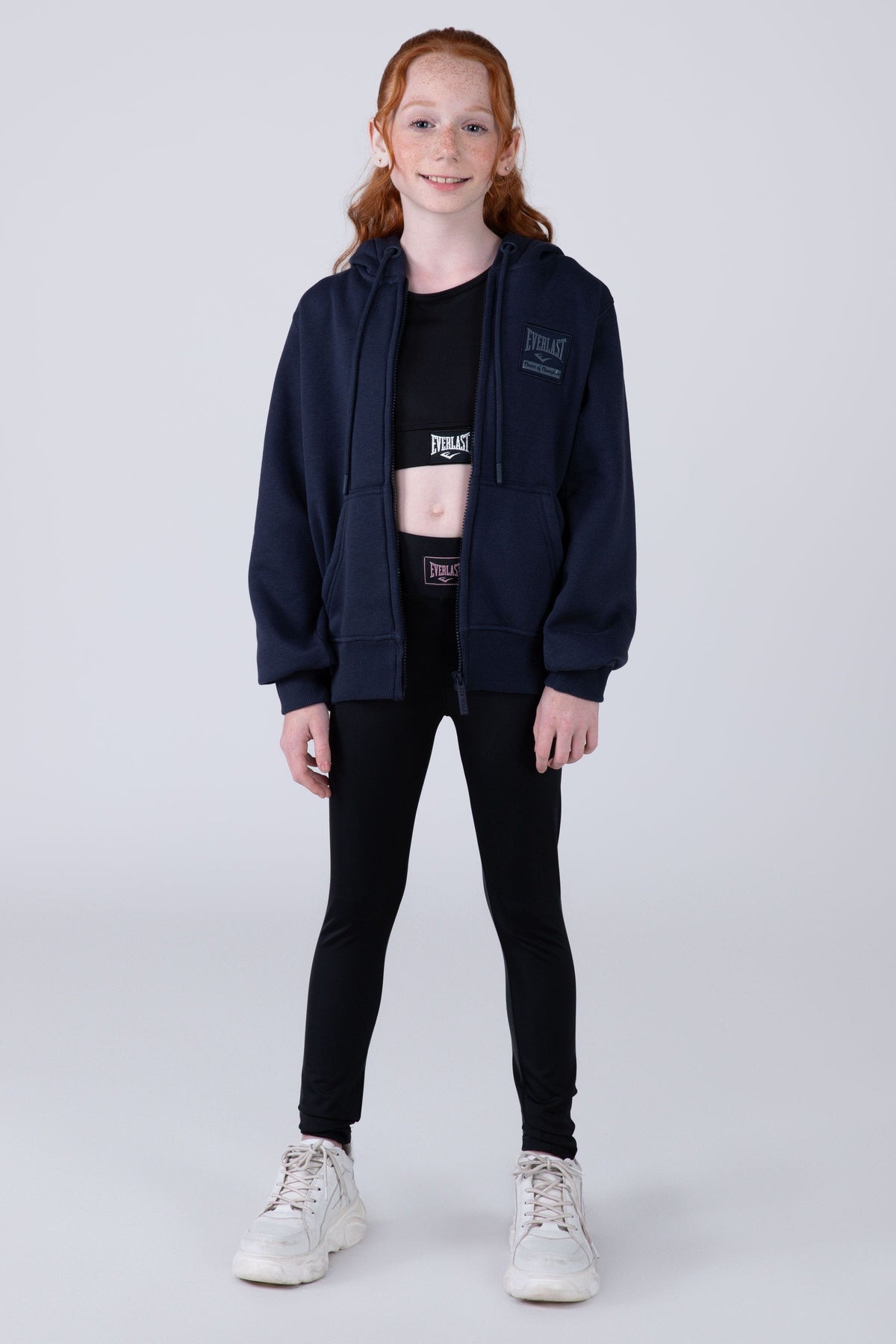 Chaqueta School Niña Azul Everlast