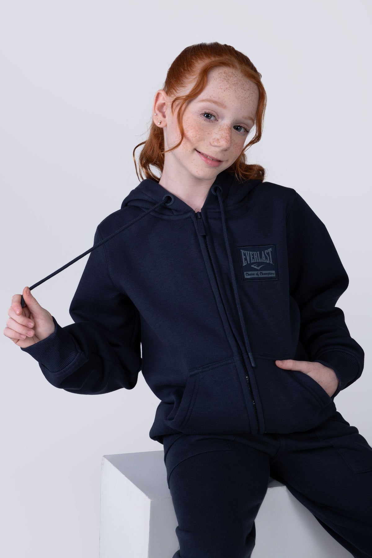 Chaqueta School Niña Azul Everlast