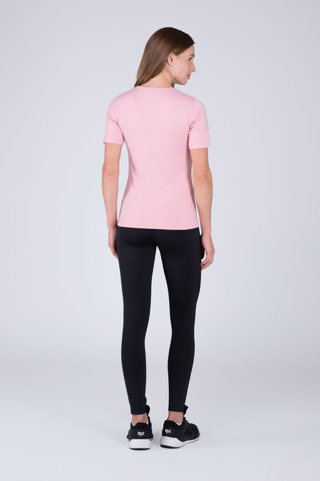 Polera Manga Corta Basic Rosado Everlast