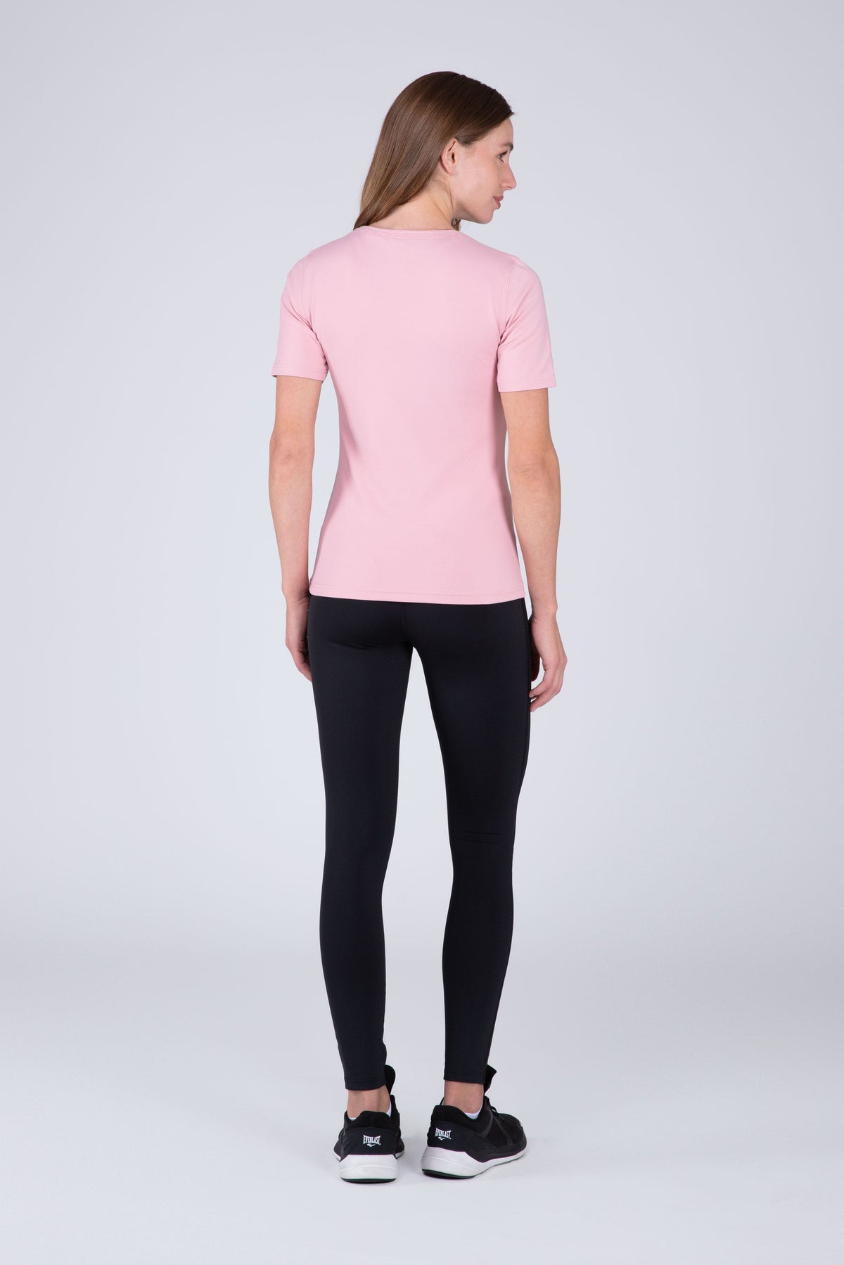 Polera Manga Corta Basic Rosado Everlast