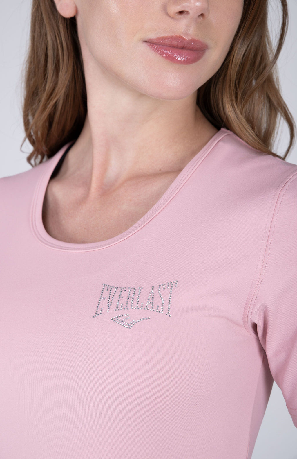 Polera Manga Corta Basic Rosado Everlast