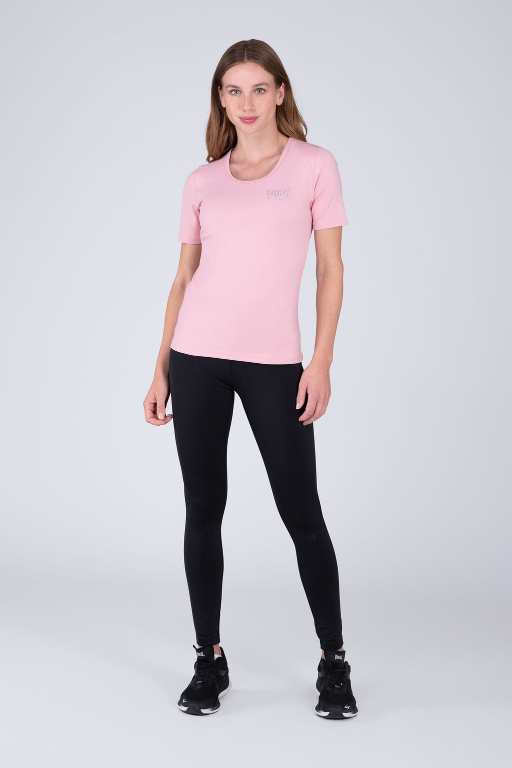 Polera Manga Corta Basic Rosado Everlast