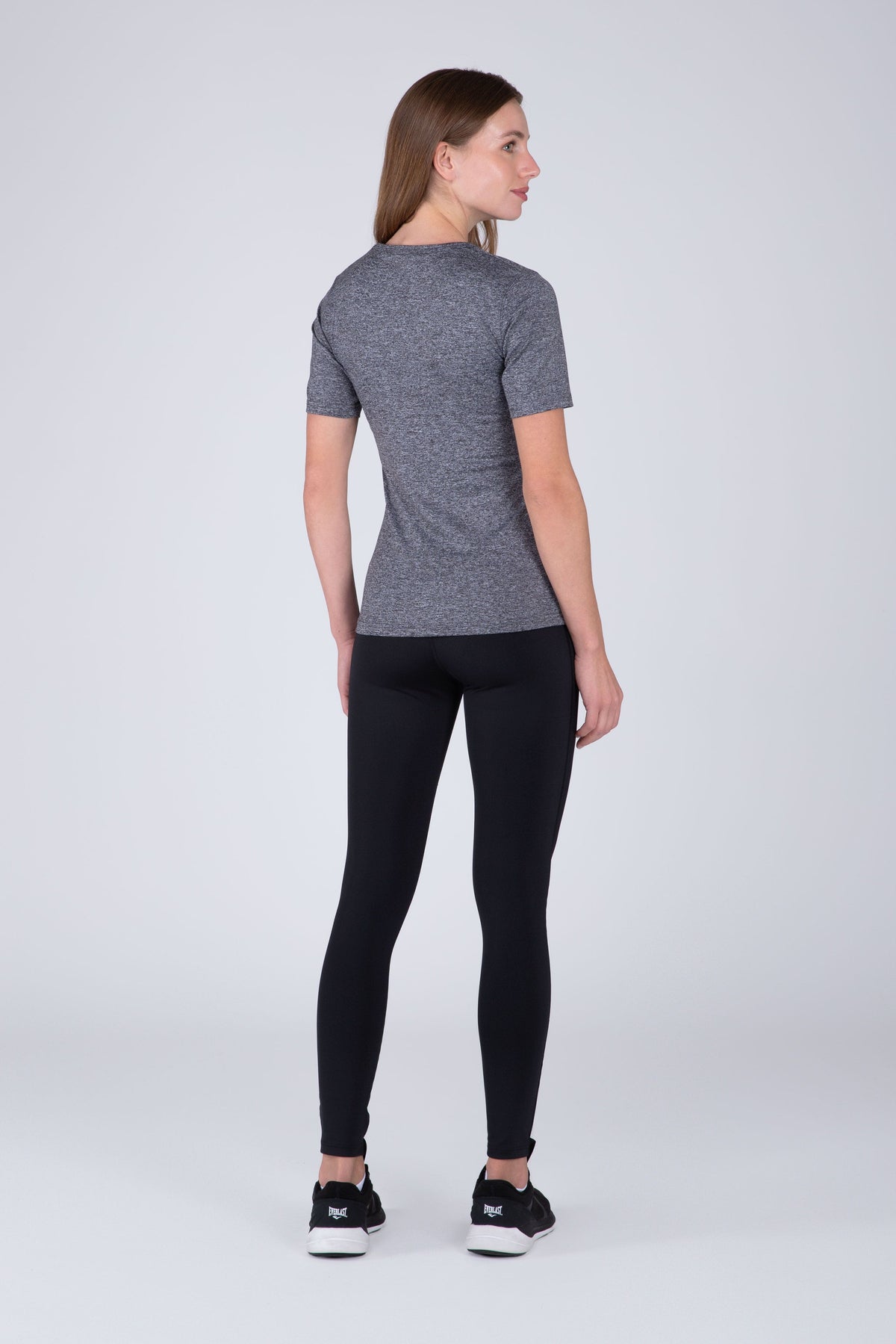 Polera Manga Corta Basic Gris Everlast