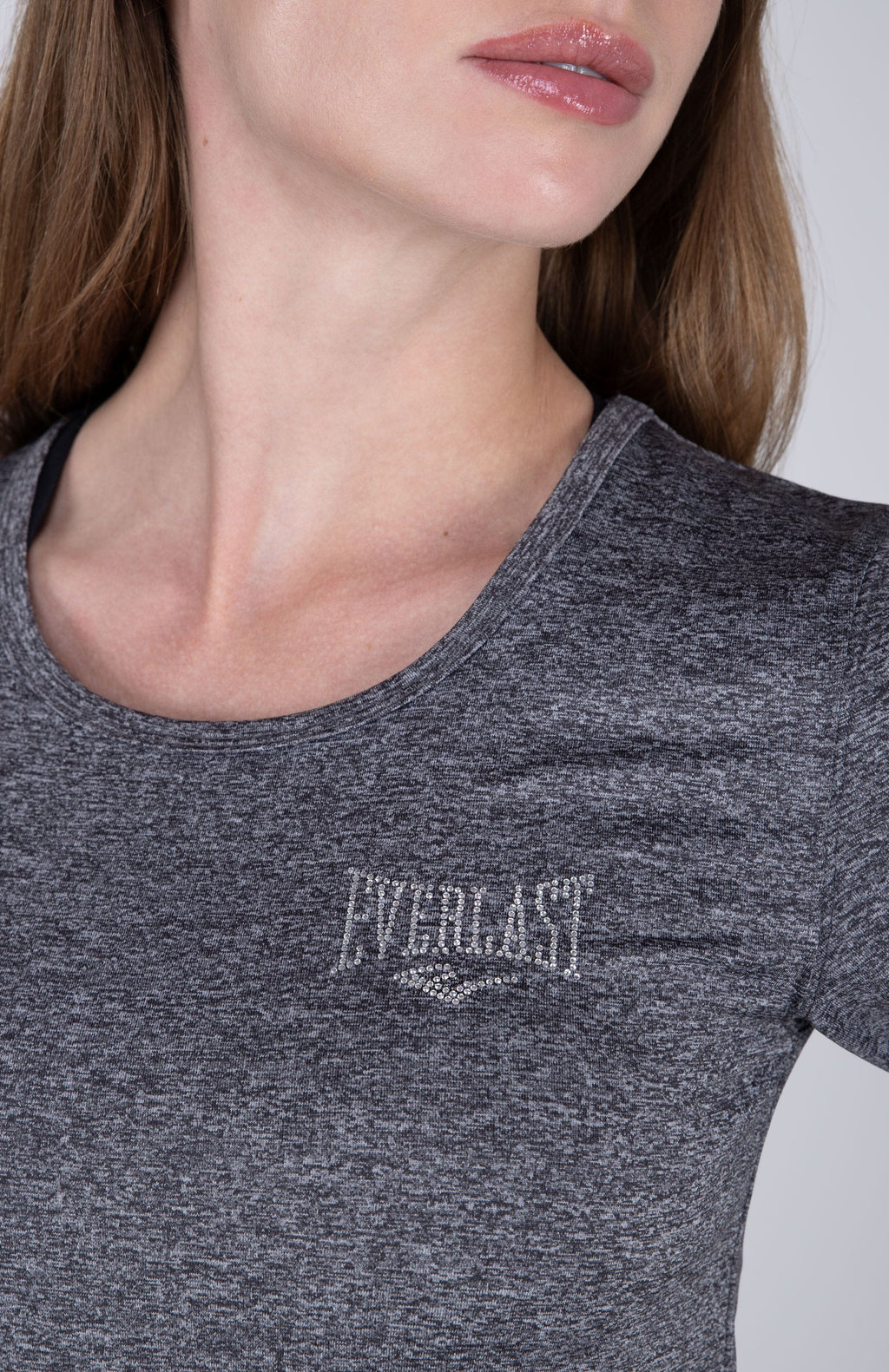 Polera Manga Corta Basic Gris Everlast