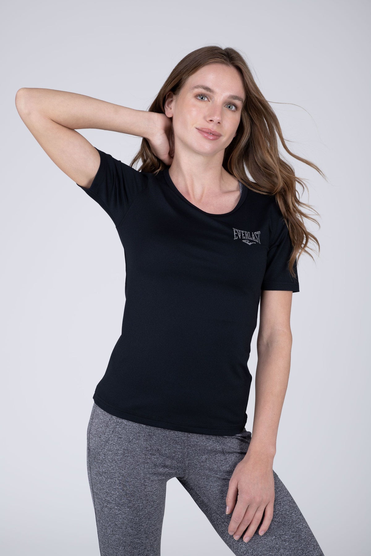 Polera Manga Corta Basic Negro Everlast
