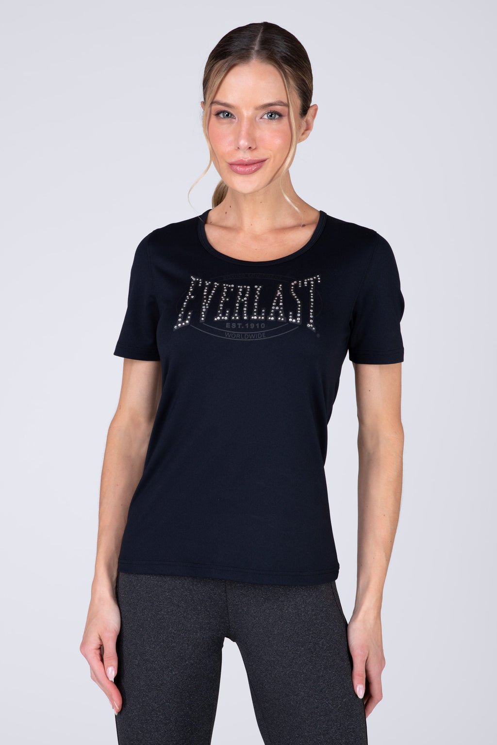 Polera Manga Corta Basic Two Negro Everlast