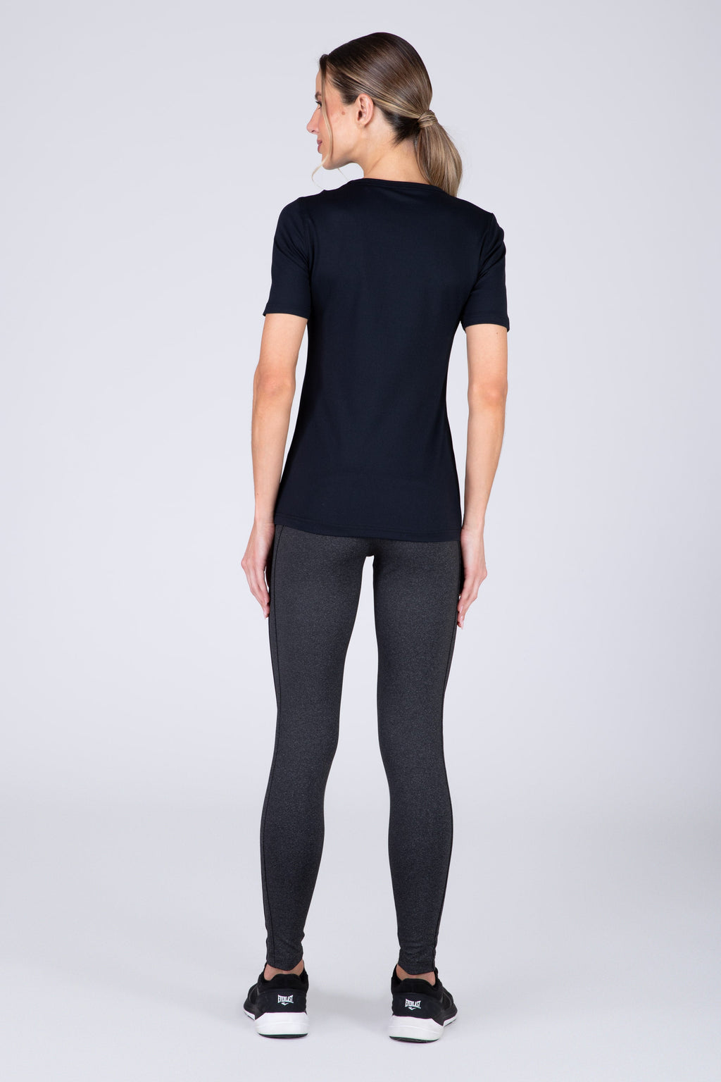 Polera Manga Corta Basic Two Negro Everlast