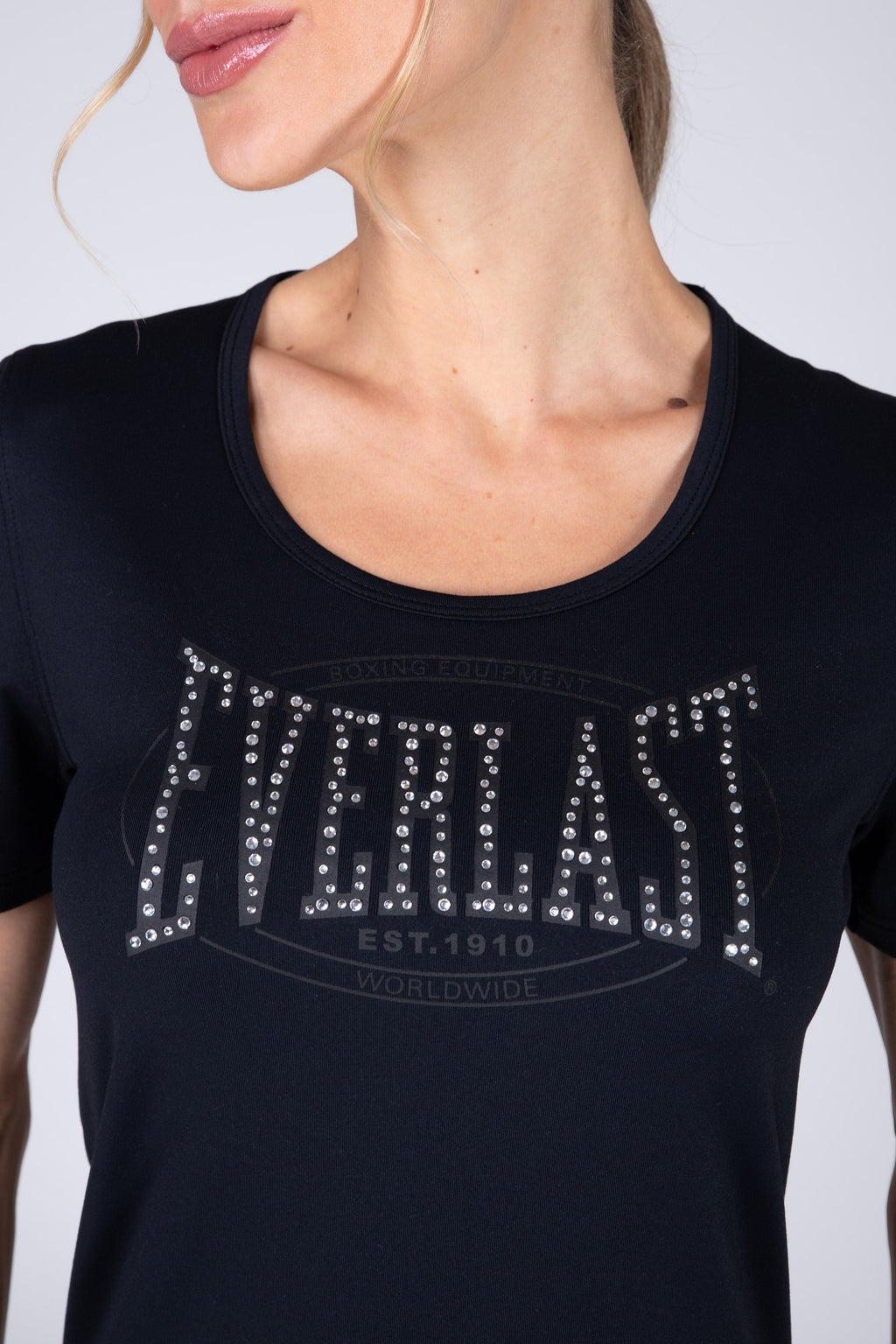Polera Manga Corta Basic Two Negro Everlast