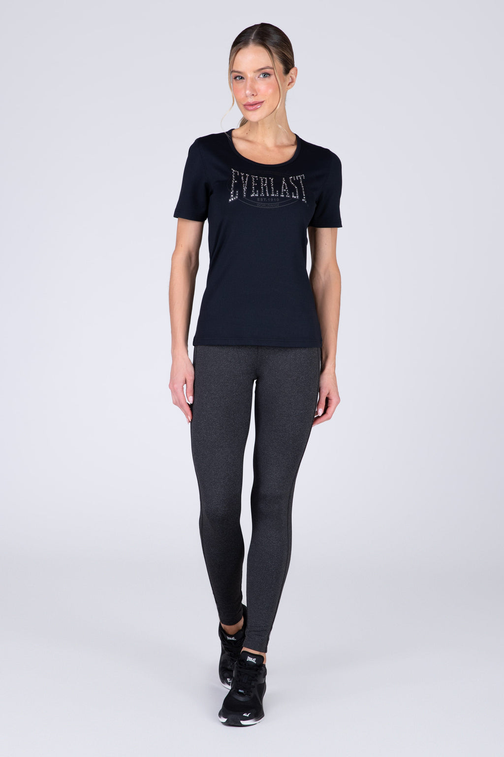 Polera Manga Corta Basic Two Negro Everlast
