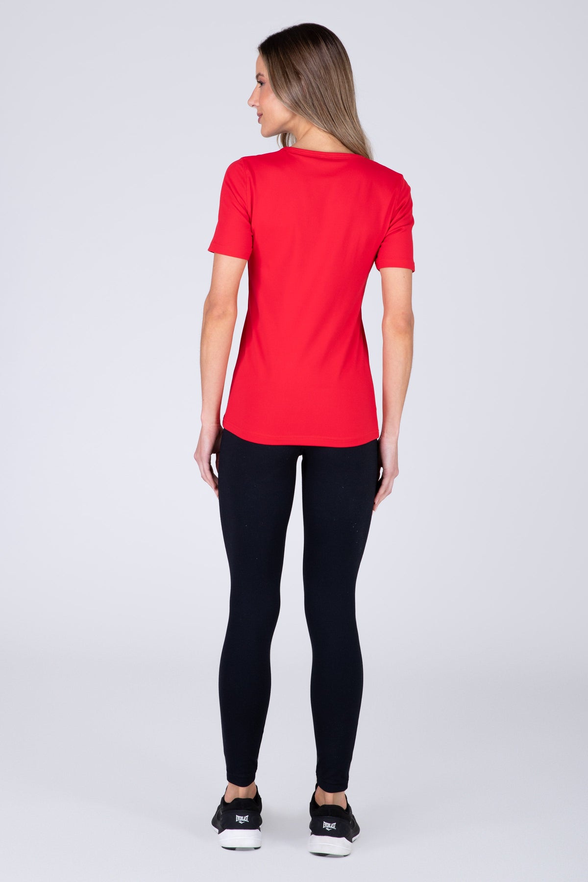 Polera Manga Corta Basic Two Rojo Everlast