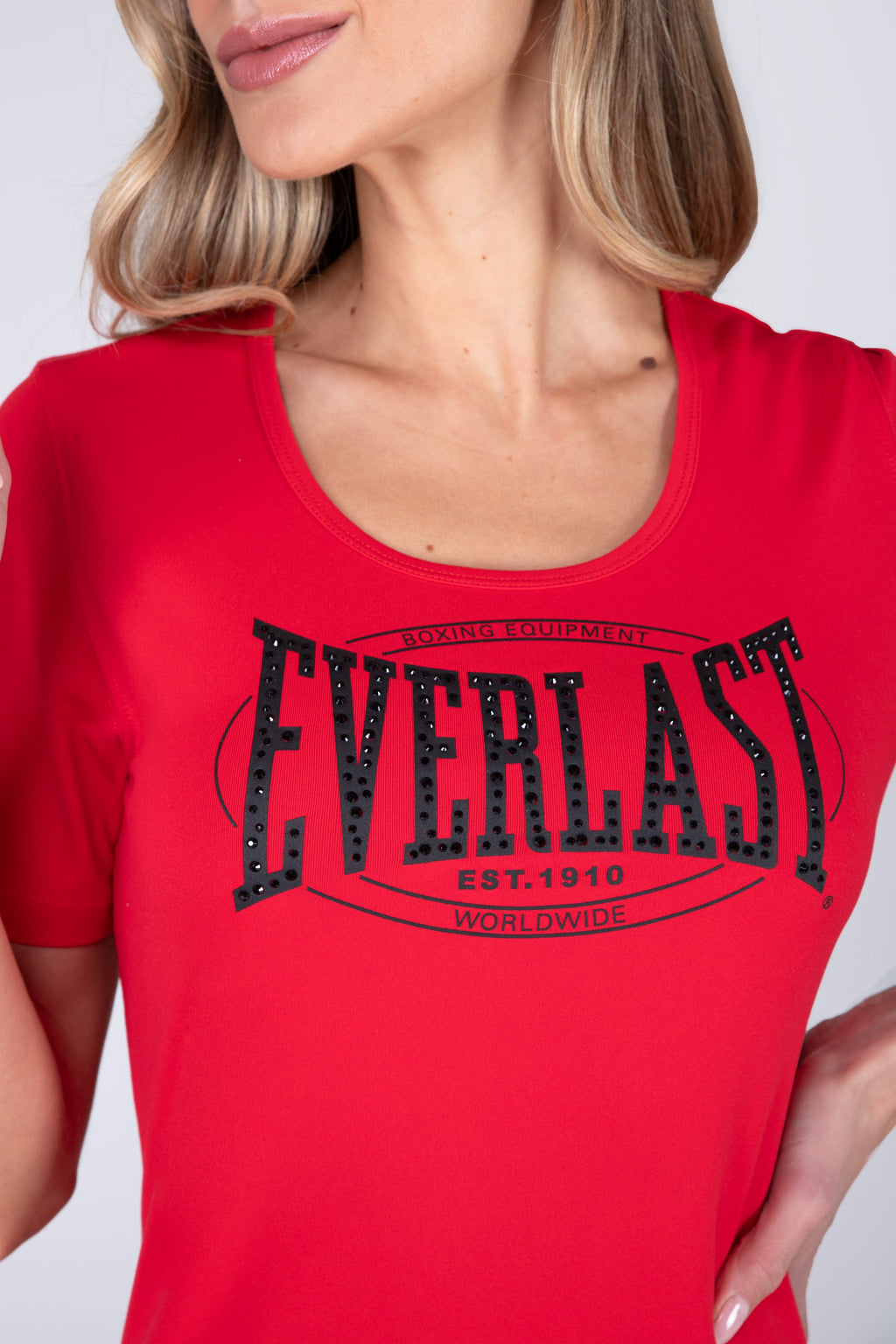 Polera Manga Corta Basic Two Rojo Everlast