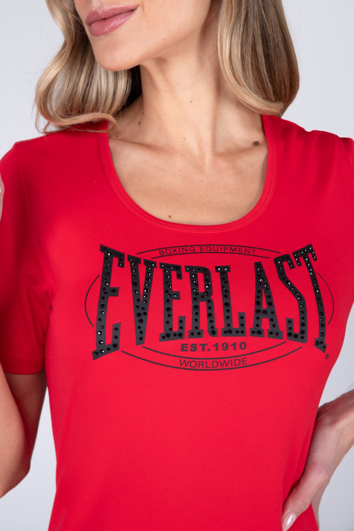 Polera Manga Corta Basic Two Rojo Everlast