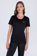 Polera Manga Corta Cross Negro Everlast