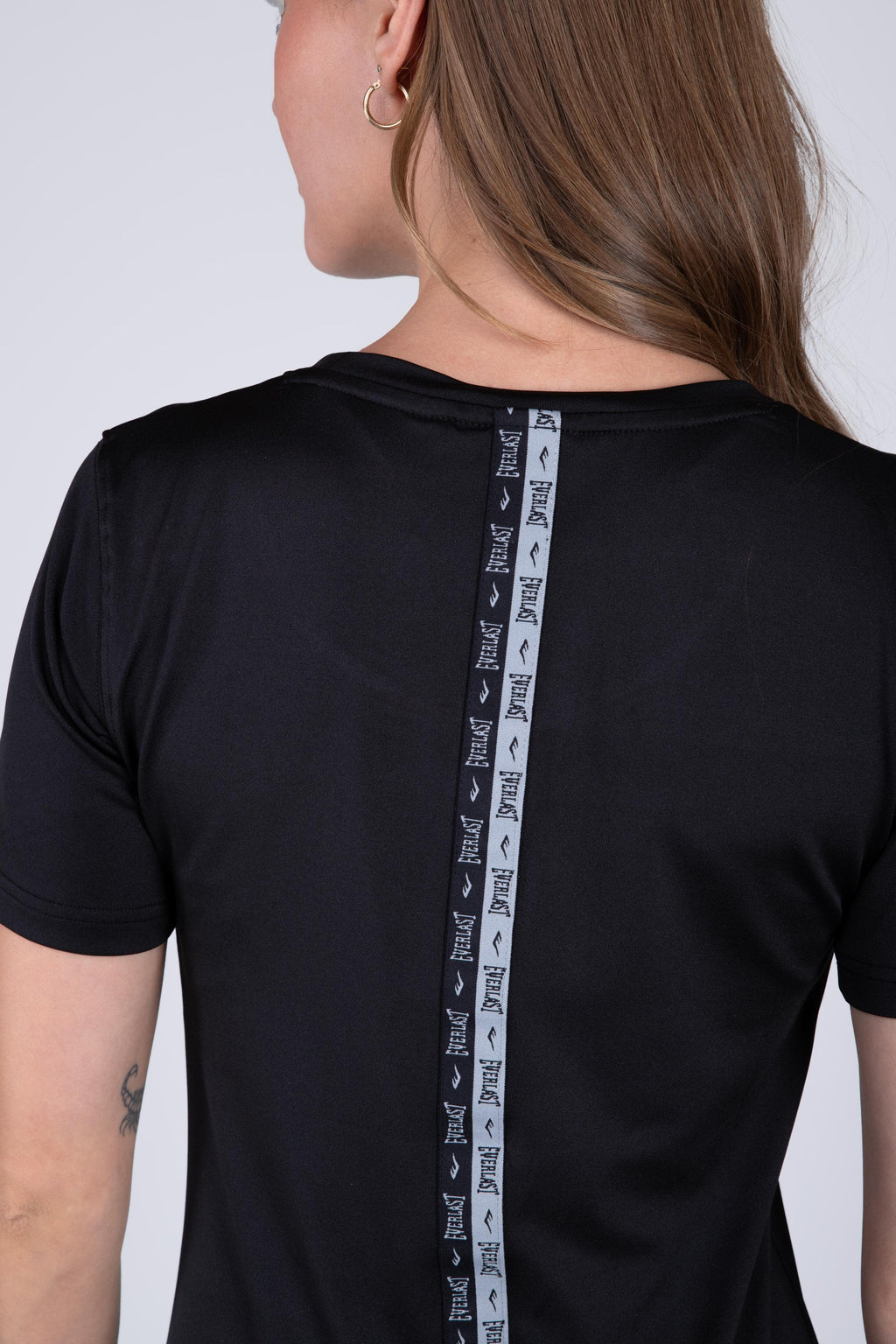 Polera Manga Corta Cross Negro Everlast