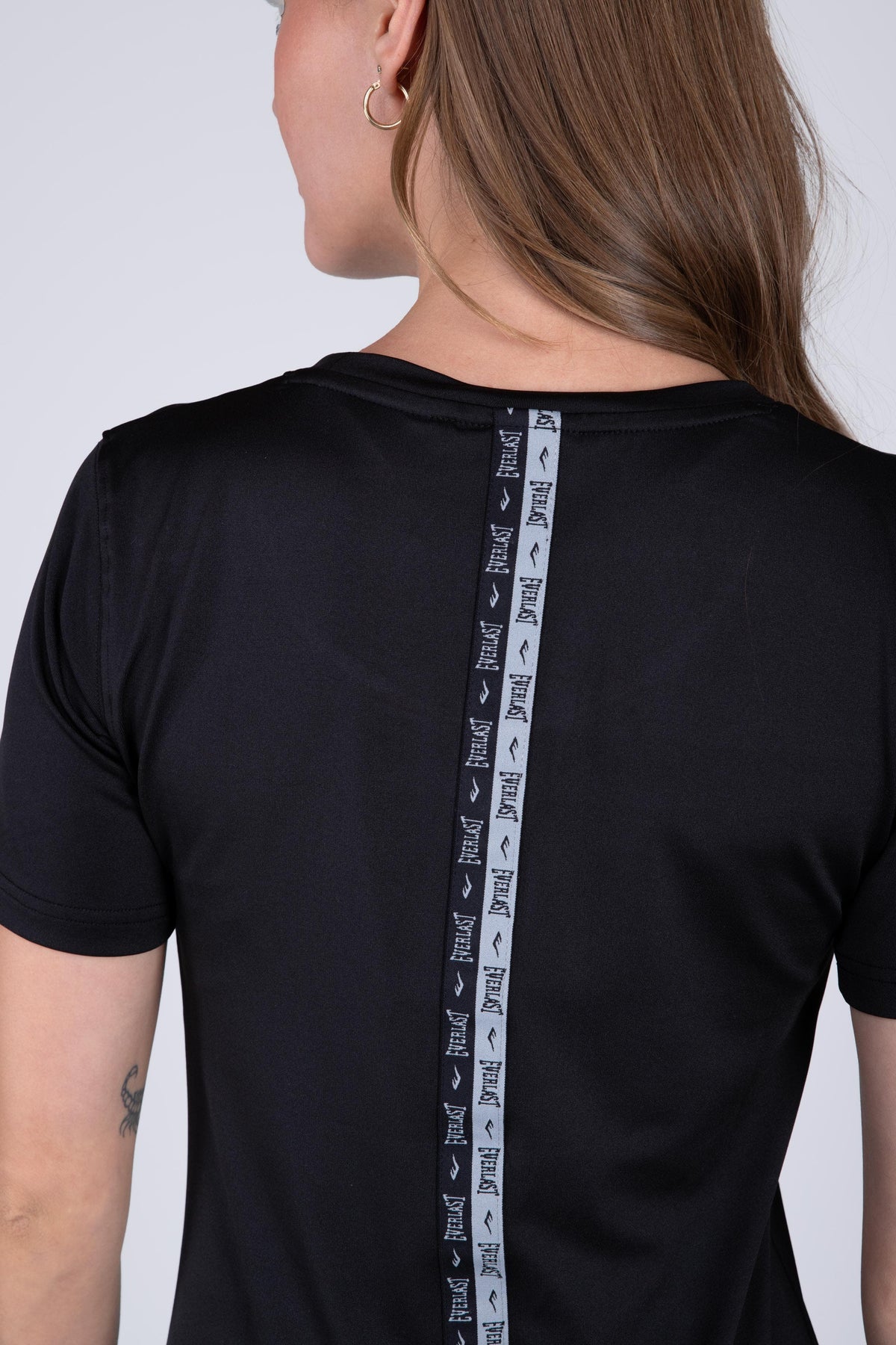 Polera Manga Corta Cross Negro Everlast