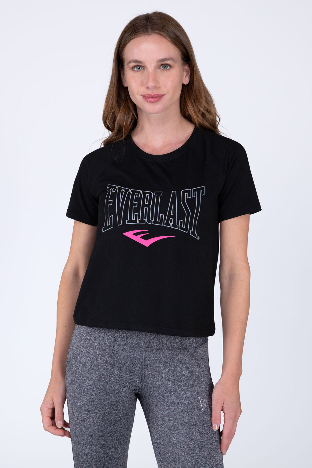 Polera Manga Corta Press Negro Everlast