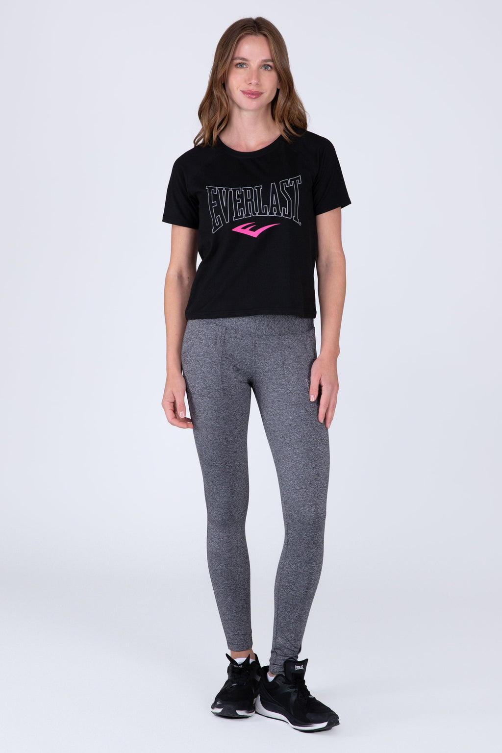 Polera Manga Corta Press Negro Everlast