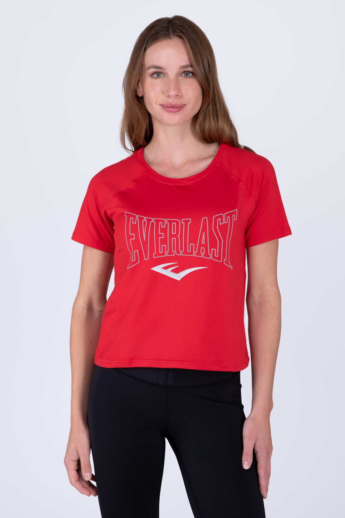 Polera Manga Corta Press Rojo Everlast