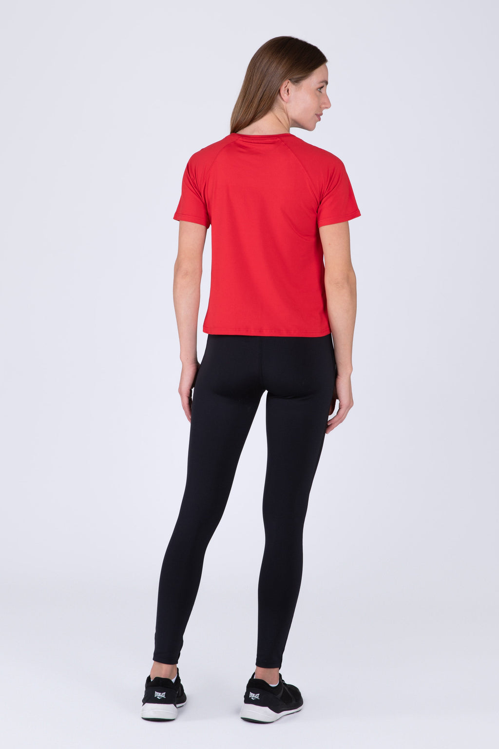 Polera Manga Corta Press Rojo Everlast