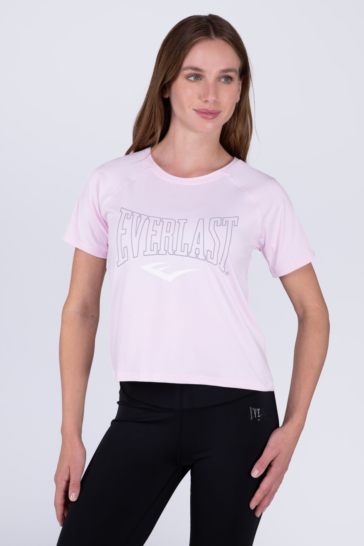 Polera Manga Corta Press Rosado Everlast