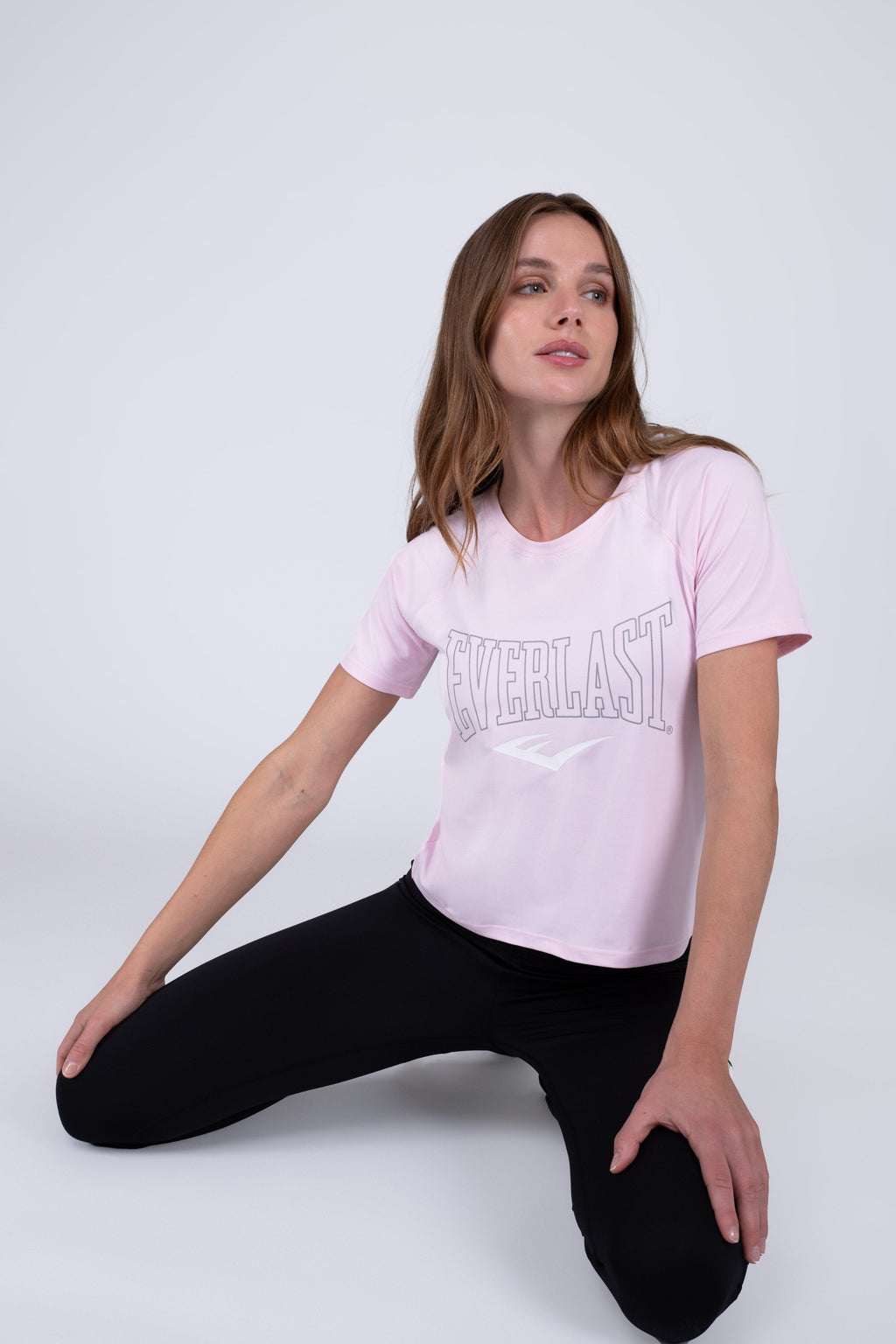 Polera Manga Corta Press Rosado Everlast