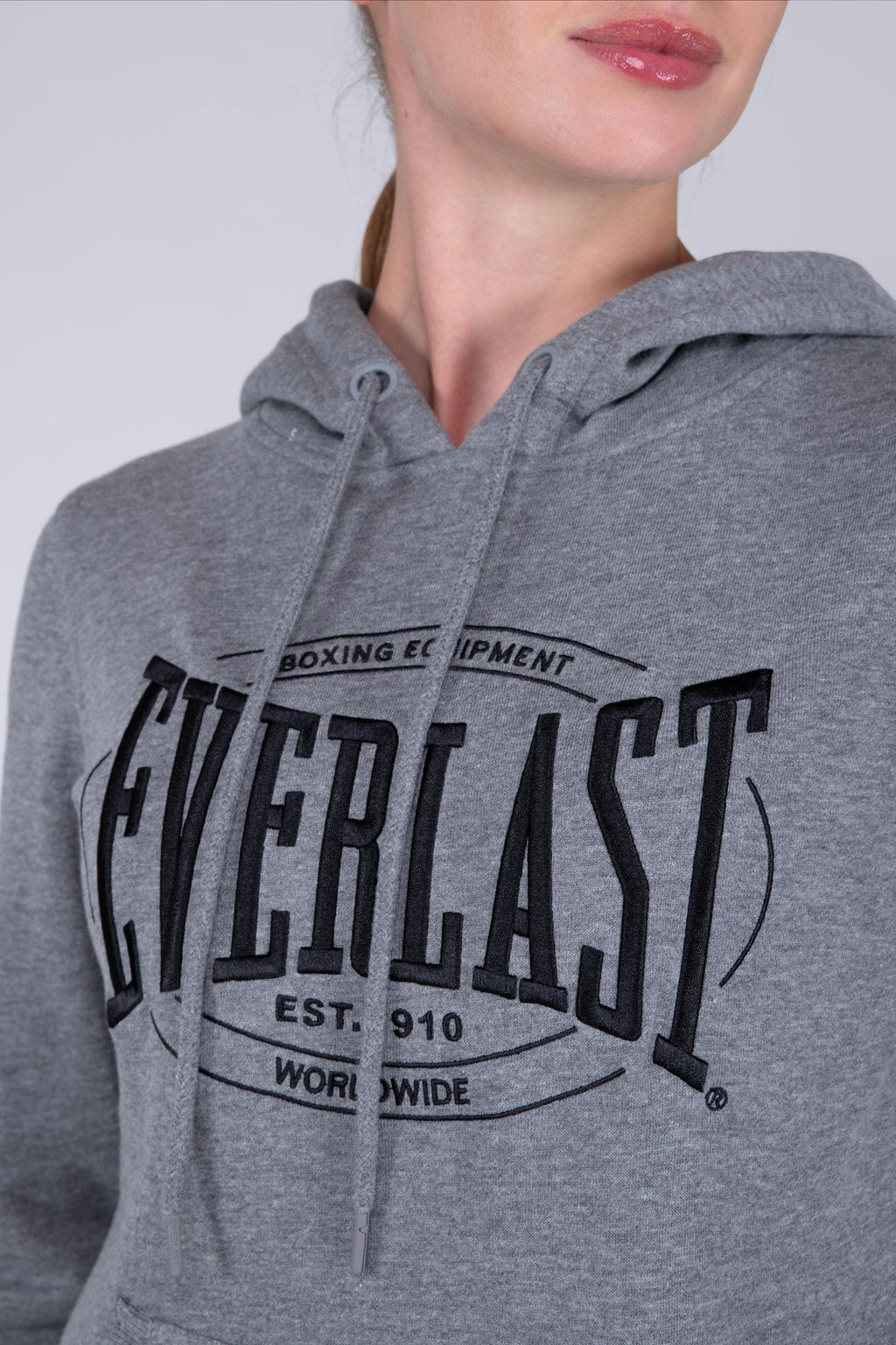 Poleron Hood Just Gris Everlast