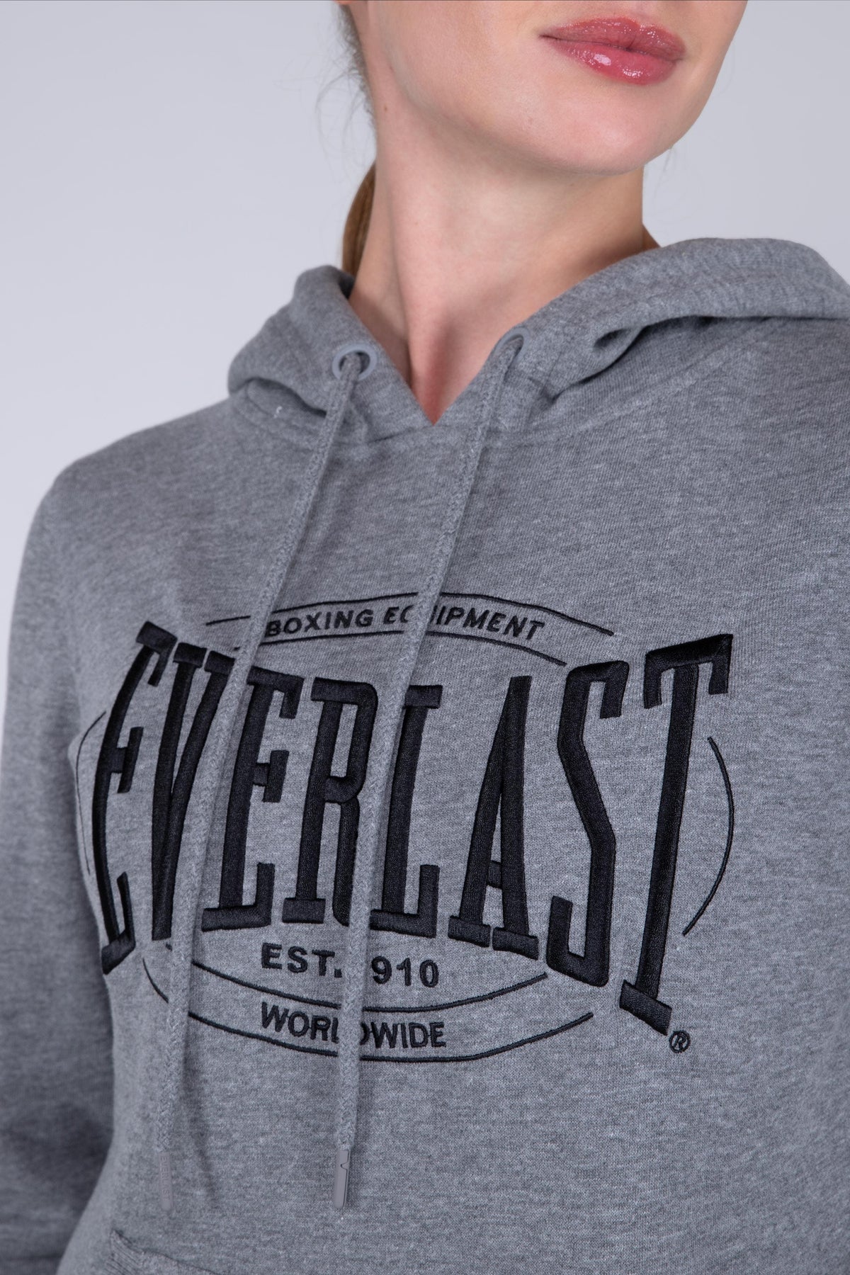 Poleron Hood Just Gris Everlast