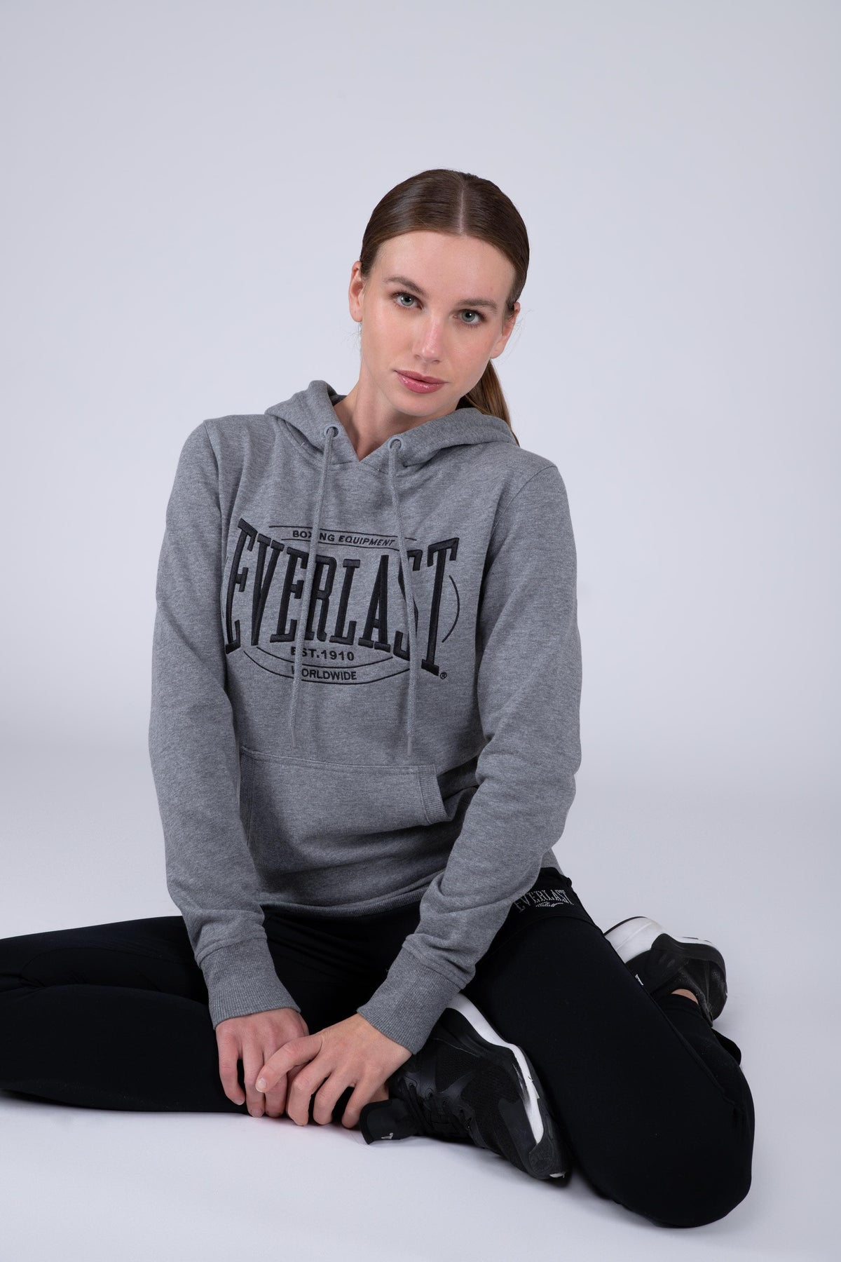 Poleron Hood Just Gris Everlast
