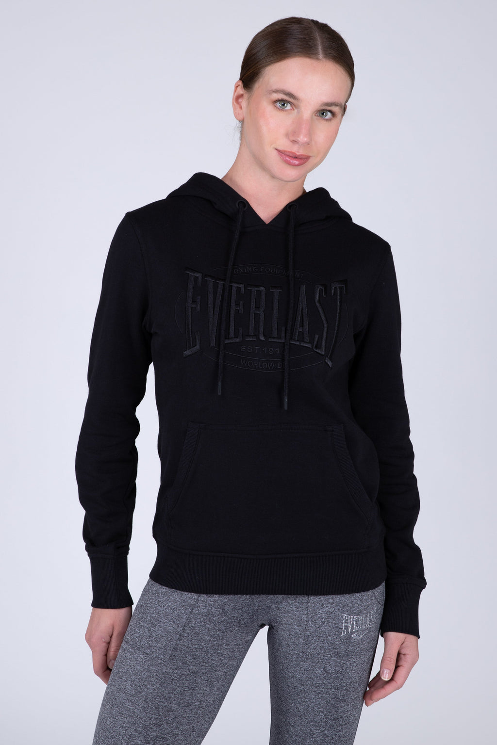 Poleron Hood Just Negro Everlast