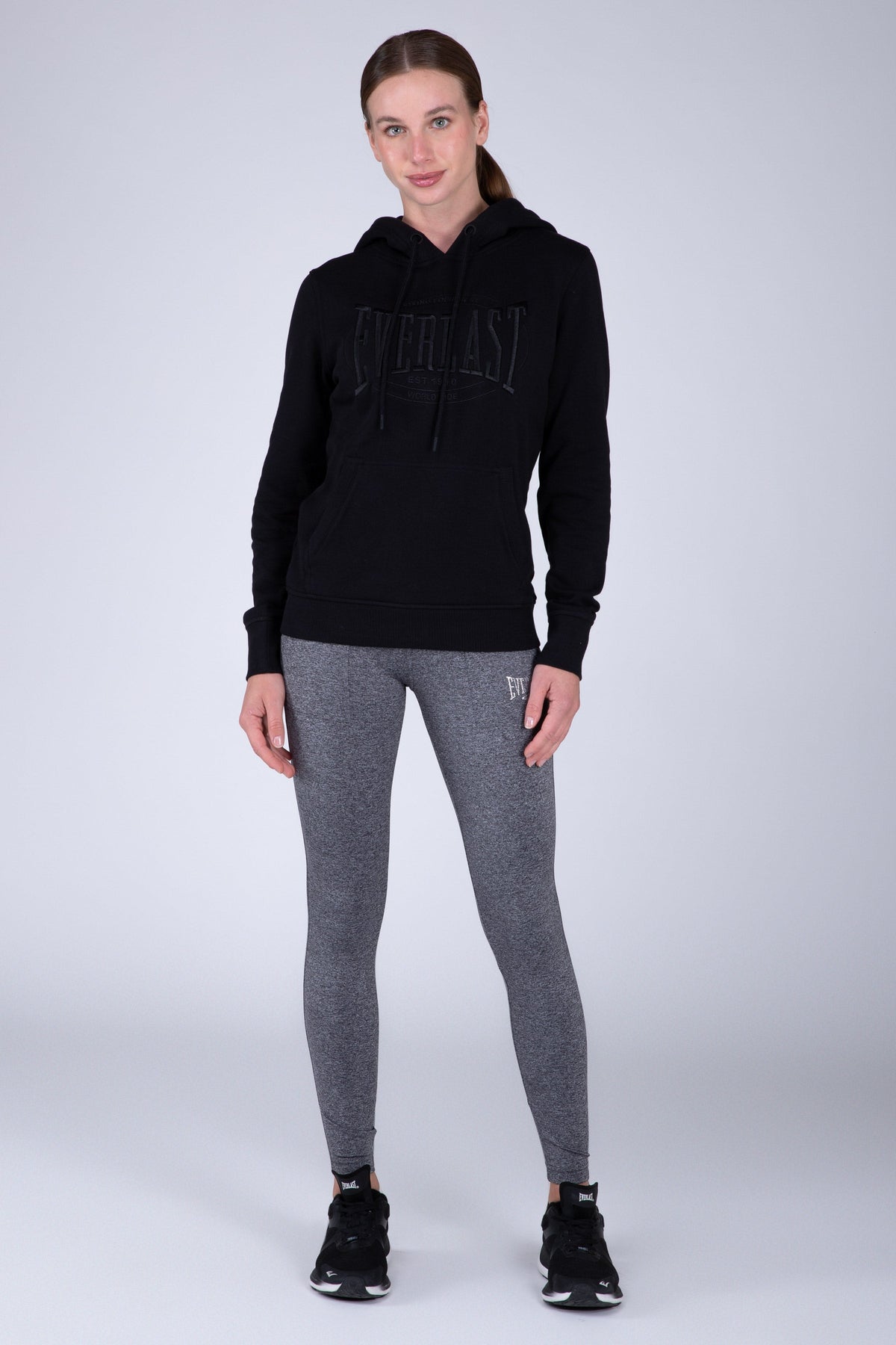 Poleron Hood Just Negro Everlast