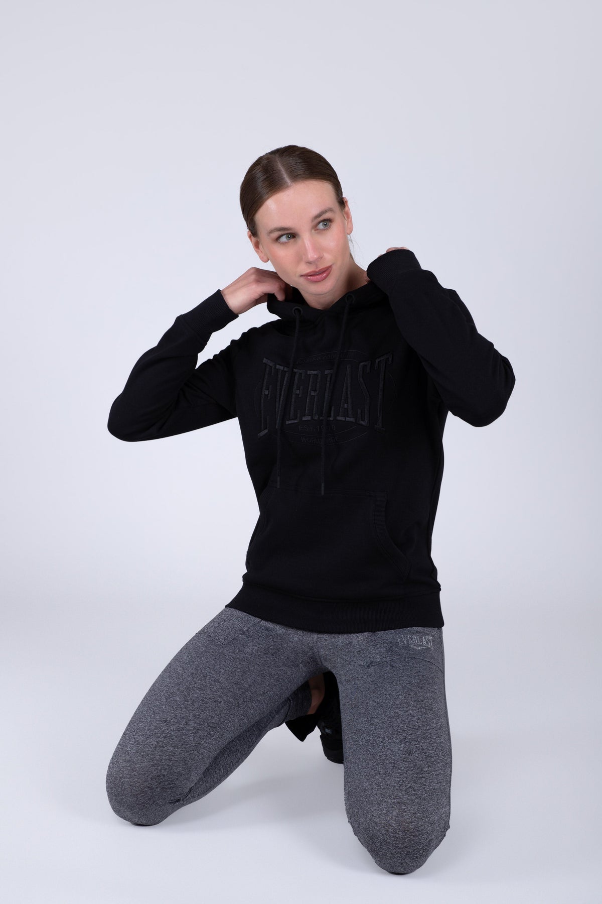 Poleron Hood Just Negro Everlast