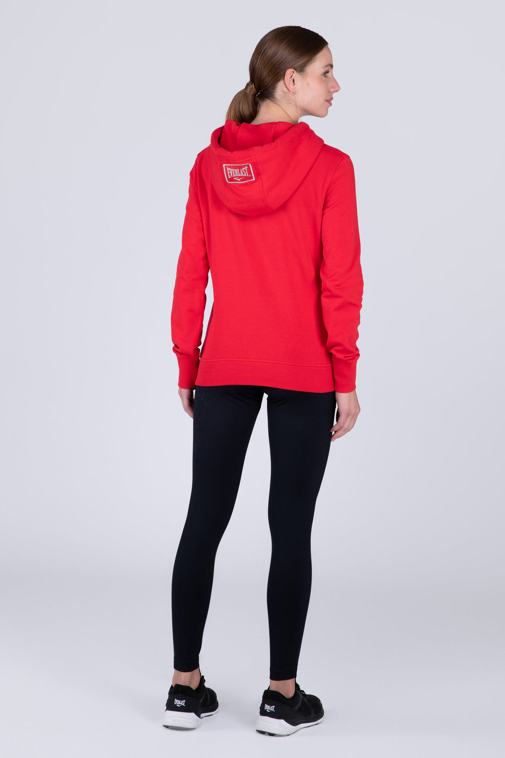 Poleron Hood Just Rojo Everlast