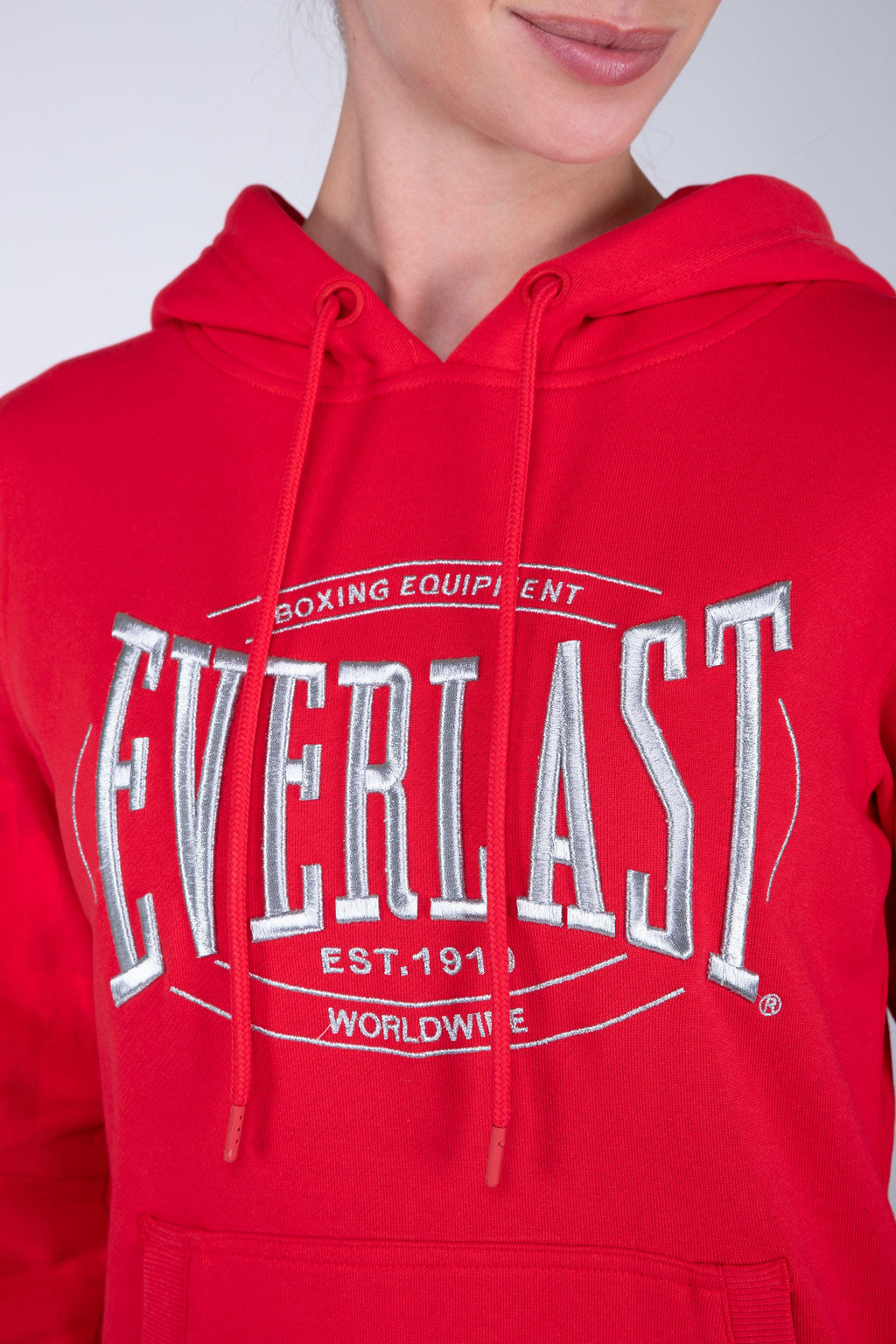 Poleron Hood Just Rojo Everlast