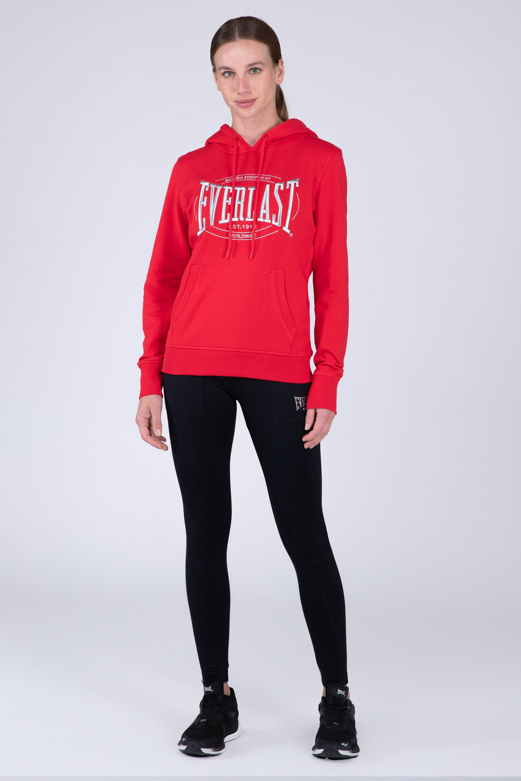 Poleron Hood Just Rojo Everlast