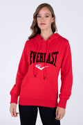 Poleron Hood Basic Heart Rojo Everlast
