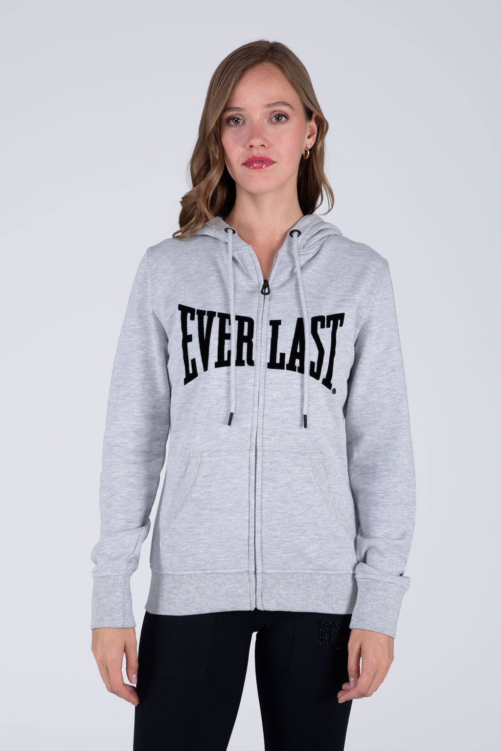Chaqueta Hood Basic Heart Gris Everlast