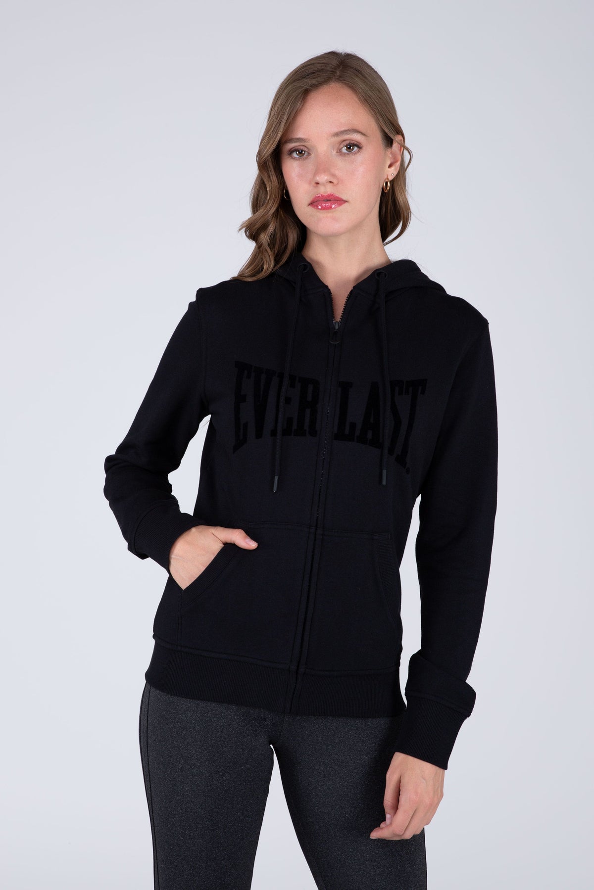 Chaqueta Hood Basic Heart Negro Everlast