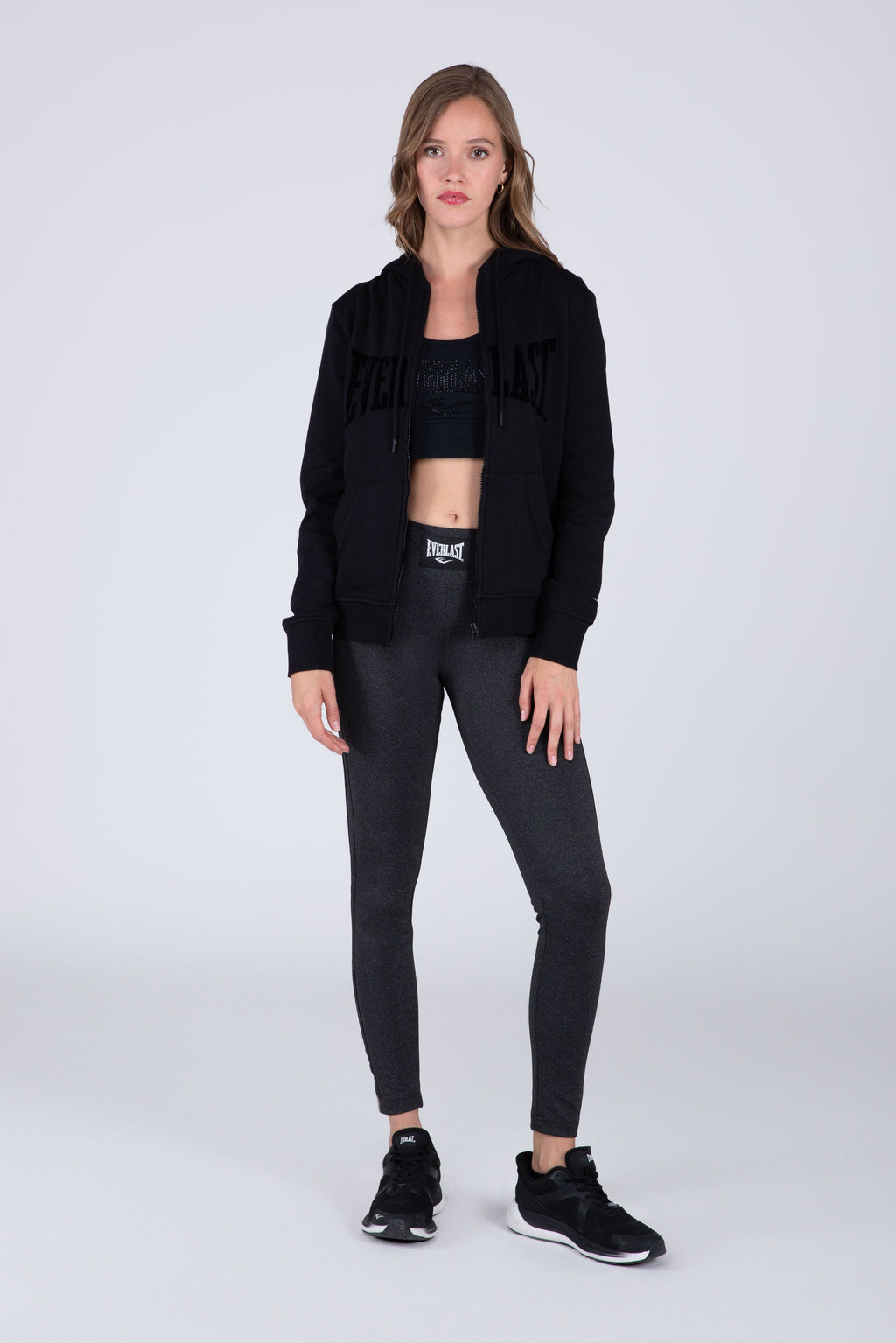 Chaqueta Hood Basic Heart Negro Everlast