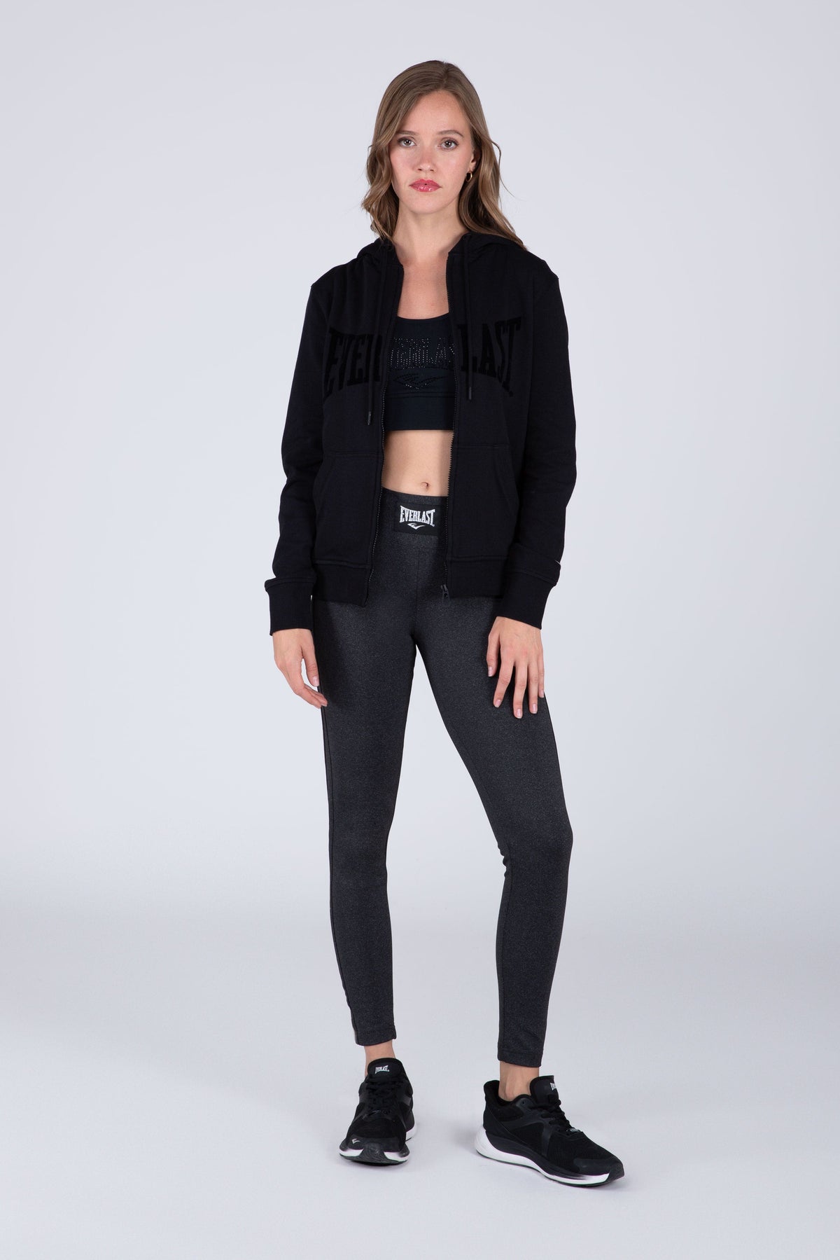Chaqueta Hood Basic Heart Negro Everlast
