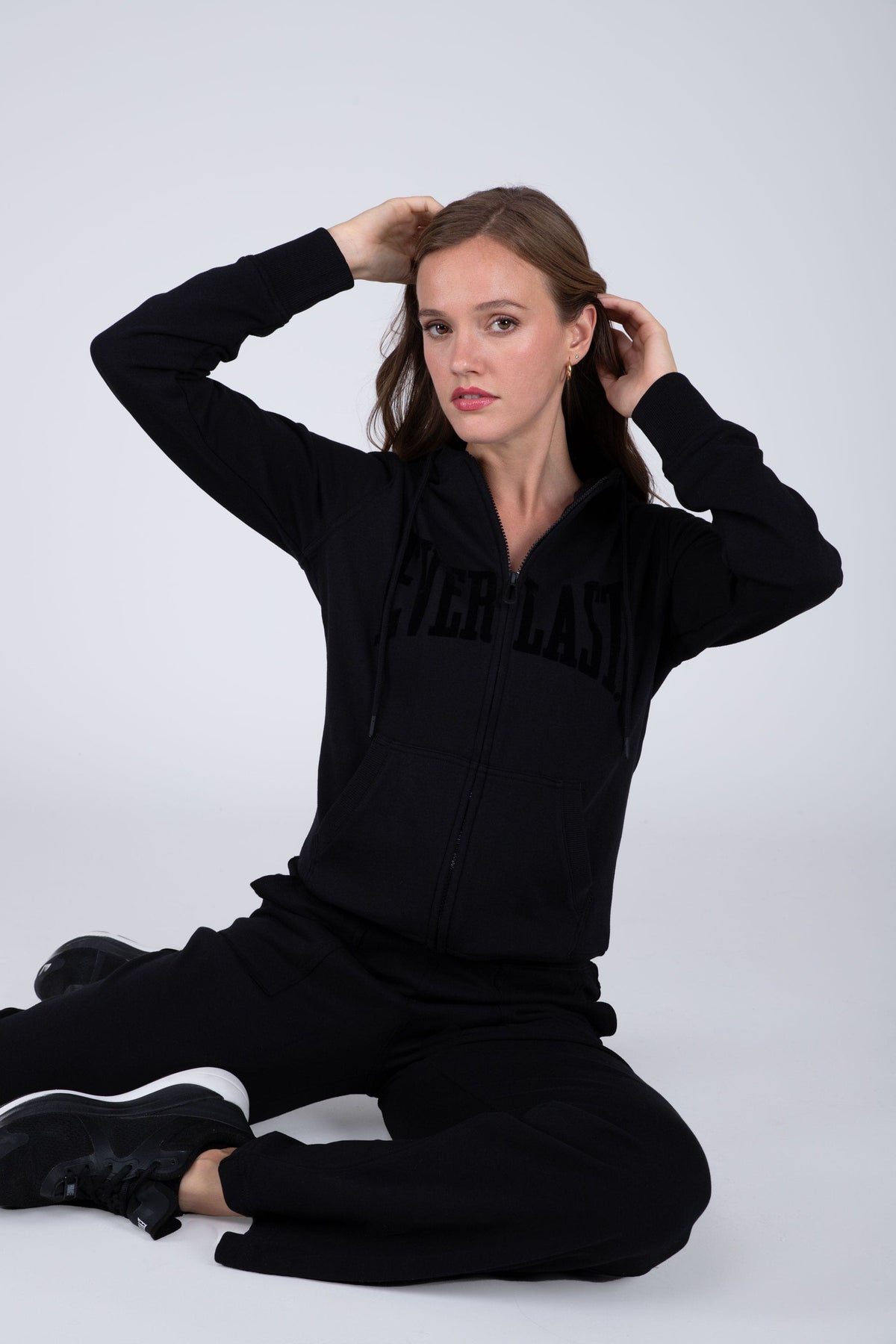 Chaqueta Hood Basic Heart Negro Everlast