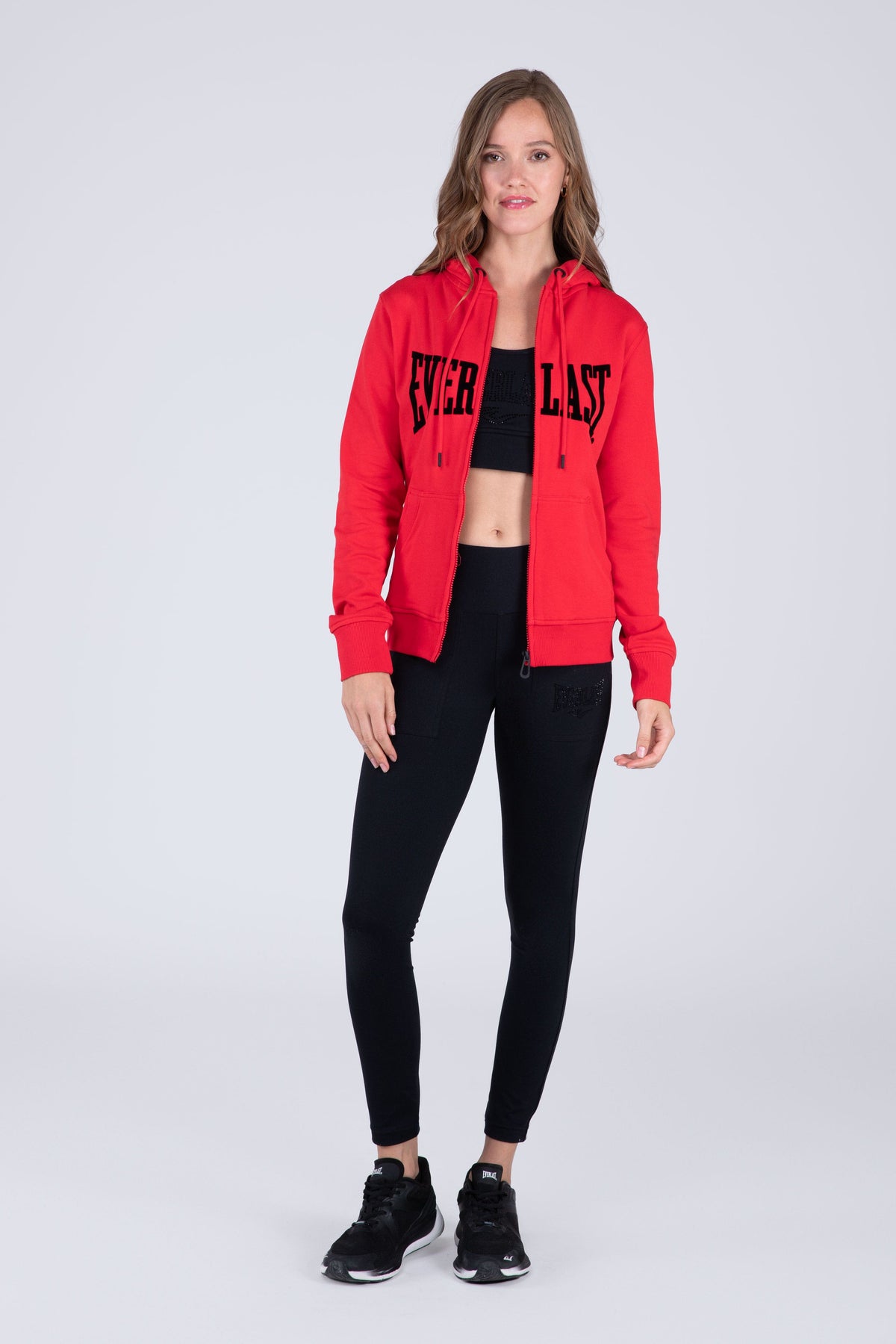 Chaqueta Hood Basic Heart Rojo Everlast